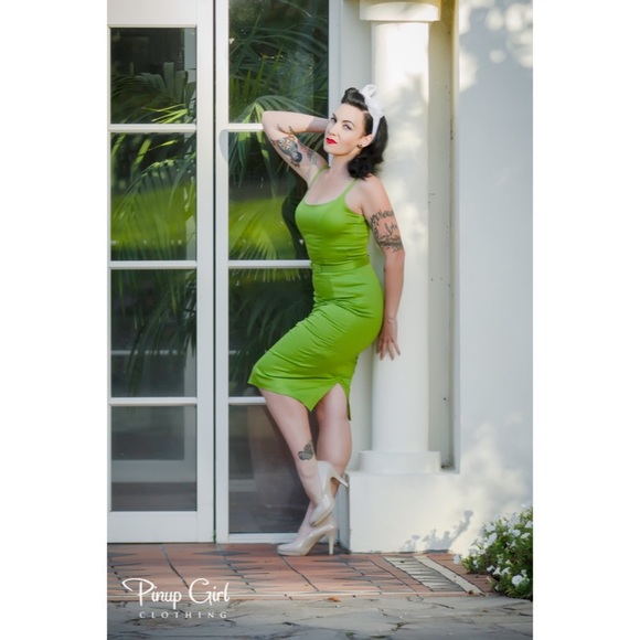 Jayne Dress - Olive - Picture 8 of 8